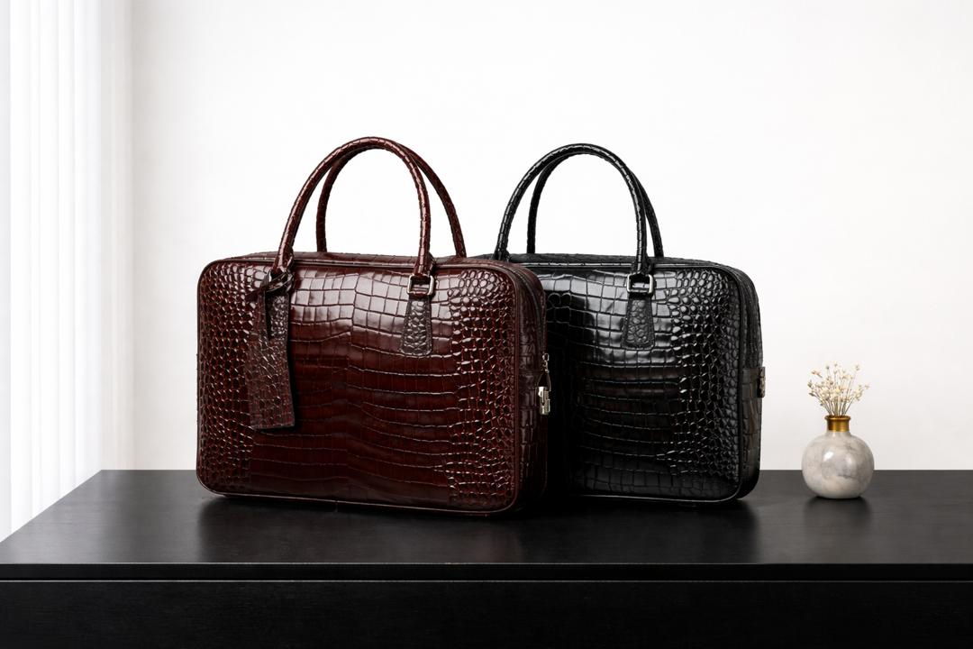 Crocolux Briefcase